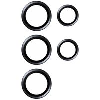 PanzerGlass Pellicole protettive fotocamera Hoops Optic Rings Samsung Galaxy S24 Ultra - Nero