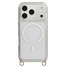 Selencia Cover posteriore Rivièra MagSafe con gancini rimovibili Apple iPhone 18 Pro / 17 Pro - Trasparente
