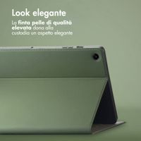Accezz Cover Tablet Classica Samsung Galaxy Tab A9 Plus - Verde