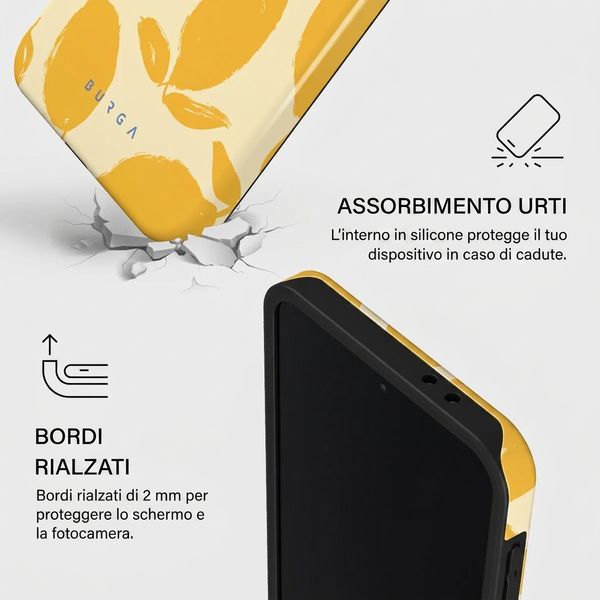 Burga Cover Posteriore Resistente Samsung Galaxy A37 (5G) - Lemon Tart