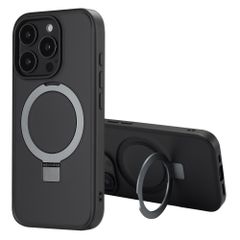 Accezz Cover con anello e supporto con MagSafe Apple iPhone 16 Pro - Nero