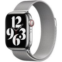 Apple Cinturino Milanese Loop Apple Watch Series 1 t/m 9 / SE (38/40/41 mm) | Series 10 / 11 (42 mm) - Silver