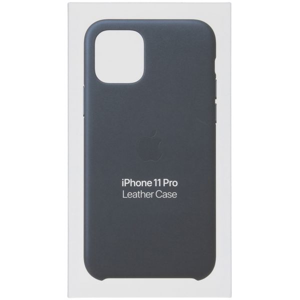 Apple Cover in Pelle iPhone 11 Pro - Midnight Blue