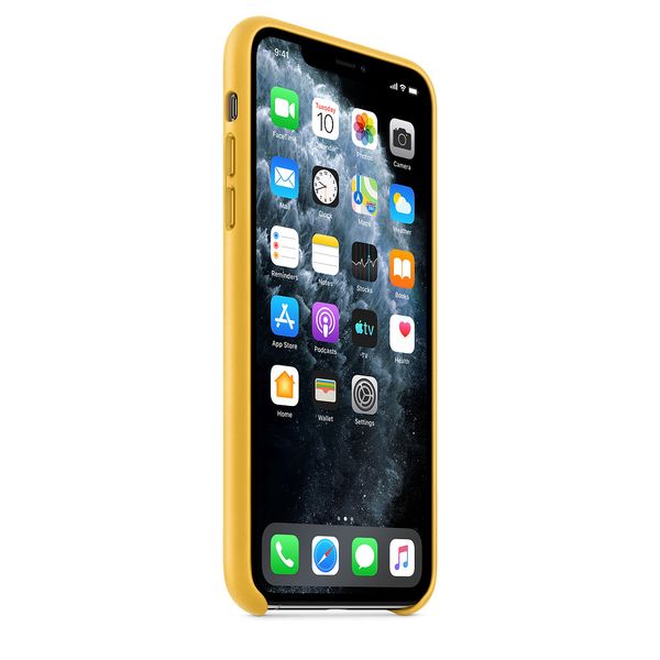 Apple Cover in Pelle iPhone 11 Pro Max - Meyer Lemon
