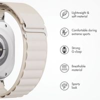 Accezz Cinturino in nylon Alpine Samsung Galaxy Watch Ultra 2 (2026) / Ultra (2024/2025) - Luce stellare