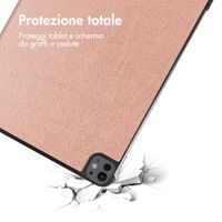 imoshion Cover a libro Trifold Apple iPad Pro 13 (2025) M5 / (2024) M4 - Oro rosa