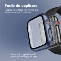 imoshion Cover rigida integrale Apple Watch 7 / 8 / 9 - 41 mm - Blu scuro
