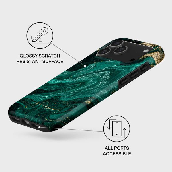 Burga Cover Posteriore Resistente con MagSafe Apple iPhone 17 Pro - Emerald Pool