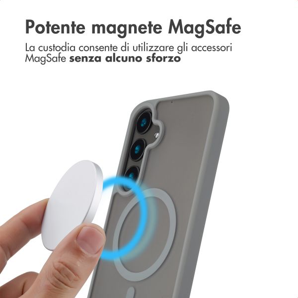 imoshion Cover posteriore Color Guard con MagSafe Samsung Galaxy S24 Plus - Grigio