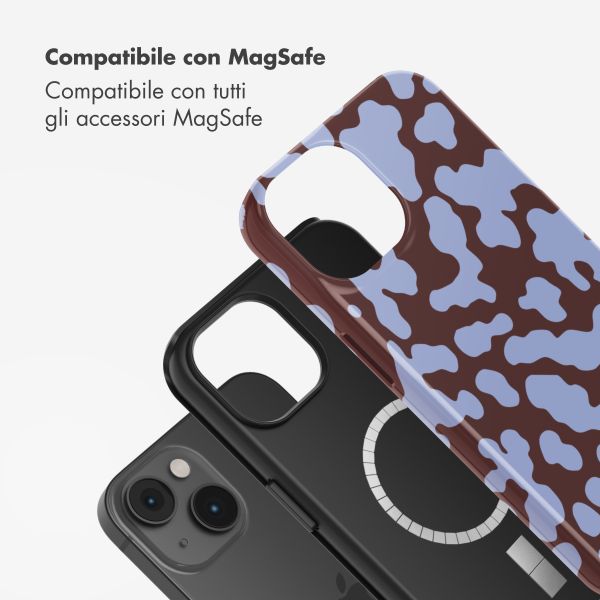 Selencia Cover posteriore Vivid con MagSafe Apple iPhone 14 - Moo'd Lavender Glow