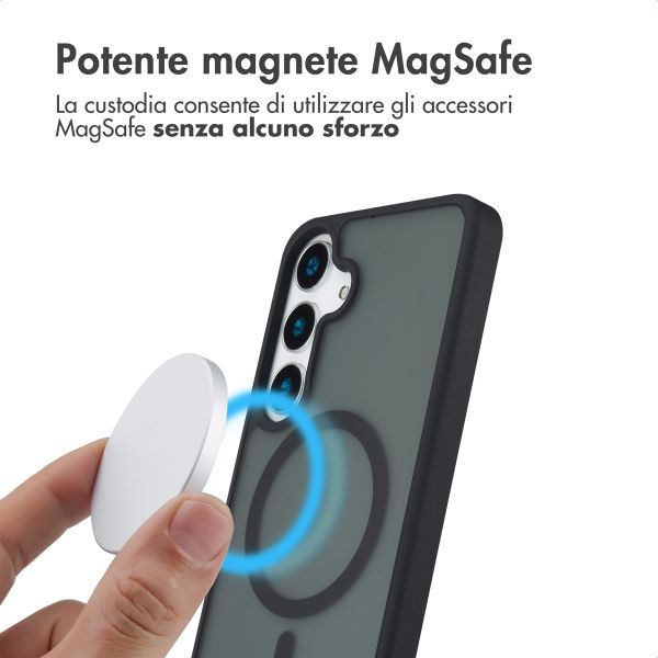 imoshion Cover posteriore Color Guard con MagSafe Samsung Galaxy S25 Plus - Nero