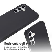 imoshion Cover in Silicone con Cordino Samsung Galaxy A16 - Nero