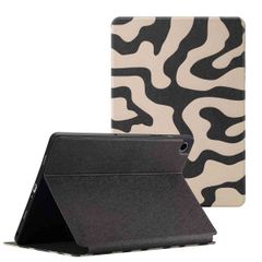 Selencia Cover per tablet Vivid Samsung Galaxy Tab A9 Plus - Art Wave Black