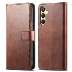 imoshion Cover a libro di Lusso Samsung Galaxy S25 / S24 - Marrone scuro