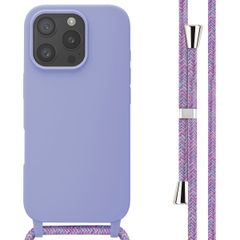 imoshion Cover in Silicone con Cordino Apple iPhone 16 Pro - Viola