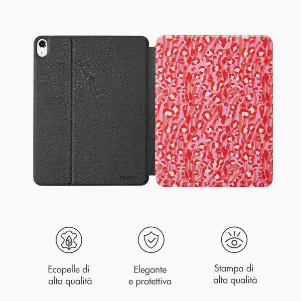 Selencia Cover per tablet Vivid Apple iPad Air 11 pollici (2026) M4 / (2025) M3 / (2024) M2 / Air 5 (2022) / Air 4 (2020) - Wild Spots Lipstick