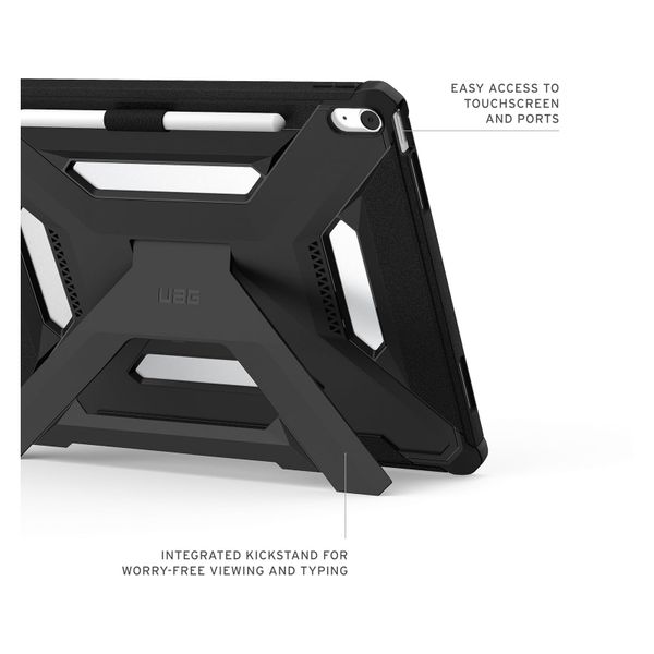 UAG Custodia posteriore Scout Plus con supporto Apple iPad Air 13 pollici (2026) M4 / (2025) M3 / (2024) M2 - Black