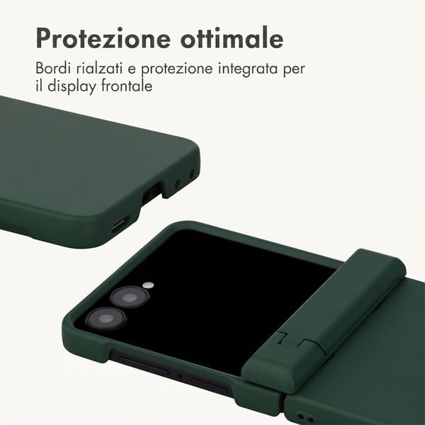 imoshion Color Backcover con supporto Samsung Galaxy Z Flip 8 - Verde scuro