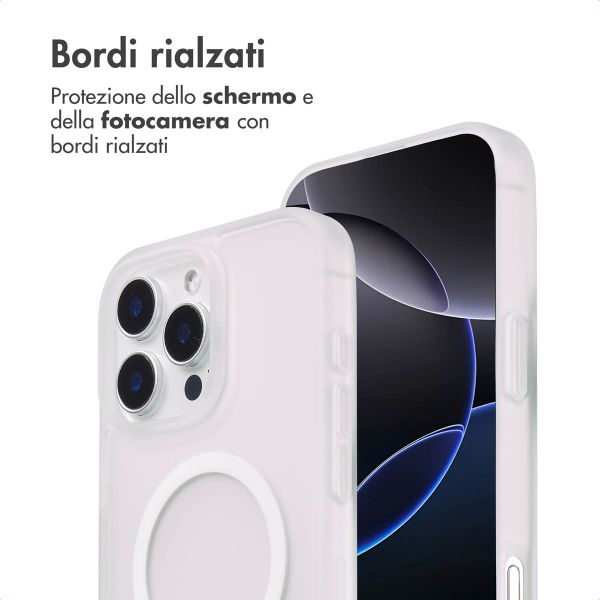 imoshion Cover posteriore Color Guard con MagSafe Apple iPhone 16 Pro Max - Bianco