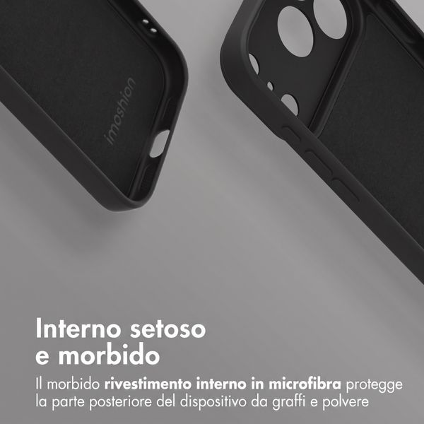 imoshion Cover Posteriore Colorata con MagSafe Apple iPhone 18 Pro / 17 Pro - Nero