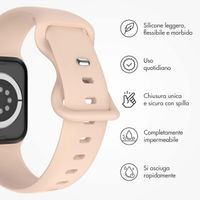 imoshion Cinturino in silicone⁺ Apple Watch | 38/40/41/42 mm - Taglia S/M - Sand Pink