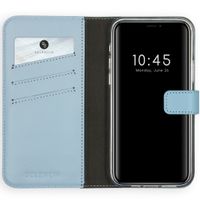 Selencia Cover a libro in vera pelle Apple iPhone 12 (Pro) - Air Blue