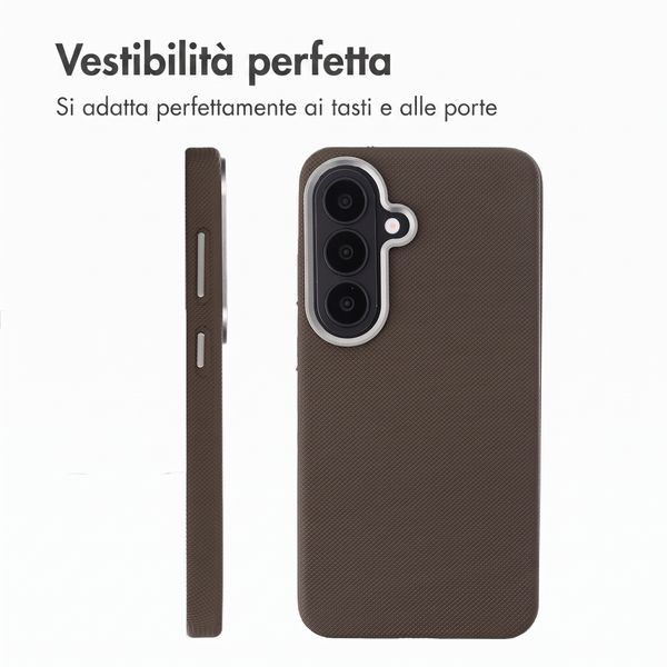 Accezz Cover Mesh con MagSafe Samsung Galaxy S26 - Marrone