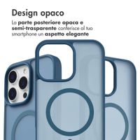 imoshion Cover posteriore Color Guard con MagSafe Apple iPhone 15 Pro Max - Blu scuro