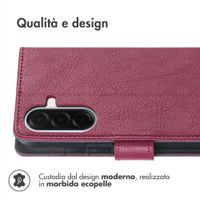 imoshion Cover a libro di Lusso Samsung Galaxy A37 (5G) - Bordeaux