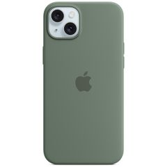 Apple Cover Posteriore in Silicone con MagSafe Apple iPhone 15 Plus - Cypress