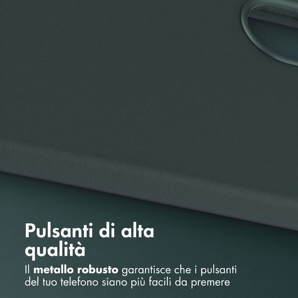 Accezz Cover in Pelle con MagSafe Samsung Galaxy A57 (5G) - Cedar Green