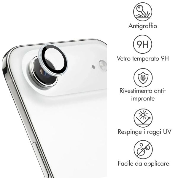 imoshion Pellicola protettiva 2 pack per la fotocamera Apple iPhone Air - Argento