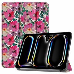 imoshion Cover Trifold Design Apple iPad Pro 13 (2025) M5 / (2024) M4 - Floral Water Color