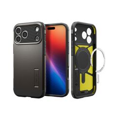 Spigen Cover Posteriore Corazzata Tough con MagSafe Apple iPhone 17 Pro Max - Gunmetal