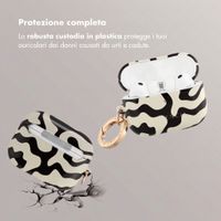 Selencia Cover Vivid  Apple Airpods Pro 3 - Art Wave Black