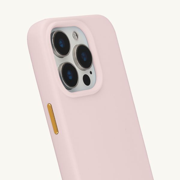 Selencia Cover posteriore Rivièra con MagSafe con ganci rimovibili Apple iPhone 15 Pro - Sorbet Pink
