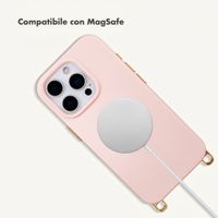 Selencia Cover posteriore Rivièra con MagSafe con ganci rimovibili Apple iPhone 16 Pro Max - Sorbet Pink