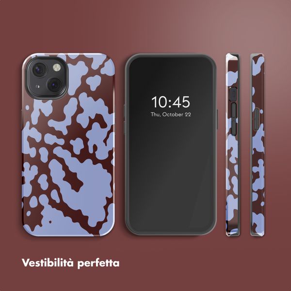 Selencia Cover posteriore Vivid con MagSafe Apple iPhone 13 - Moo'd Lavender Glow