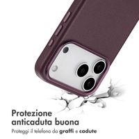 Accezz Cover in Pelle con MagSafe Apple iPhone 17 Pro Max - Heath Purple