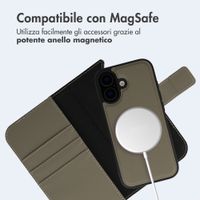 imoshion Cover a libro di lusso 2-in-1 rimovibile Apple iPhone 17 - Verde