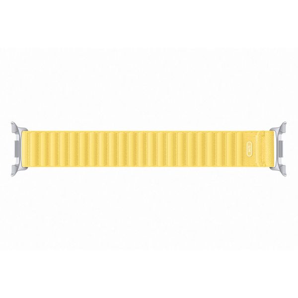 Samsung Cinturino in tessuto originale Samsung Galaxy Watch 9 (40/44mm) / Watch 8 (40/44mm) / Classic (46mm) - Taglia S/M - Giallo
