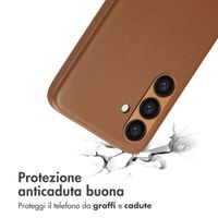 Accezz Cover in Pelle con MagSafe Samsung Galaxy S24 - Sienna Brown