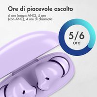 imoshion Aura Pro Auricolari in-ear wireless - Cancellazione attiva del rumore (ANC) - Lavender Lilac