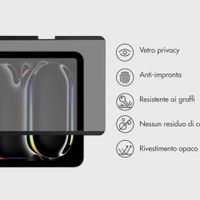 Accezz Pellicola protettiva con privacy magnetica Apple iPad Pro 11 (2025) M5 / (2024) M4