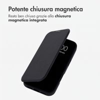 imoshion Bookcase trasparente con MagSafe Apple iPhone 18 Pro Max / 17 Pro Max - Nero
