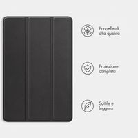 imoshion Cover a libro Trifold Samsung Galaxy Tab A11 Plus - Nero