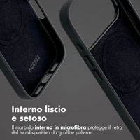 Accezz Cover in Pelle con MagSafe Apple iPhone 18 Pro / 17 Pro - Onyx Black