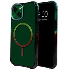 Selencia Cover MagSafe Gradient Apple iPhone 13 - Verde / Marrone