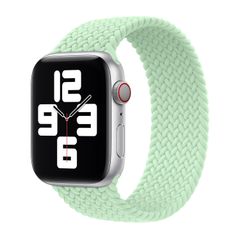 Apple Cinturino Solo intrecciato Apple Watch | 38/40/41/42 mm - Taglia 8 - Pistachio