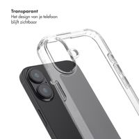 Selencia Cover trasparente con ganci rimovibili + cinturino da polso con pietre naturali Apple iPhone 16 - Earth Tones